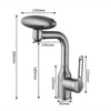 SearchFindOrder 4 in 1 360° Rotation Universal Waterfall Basin Faucet