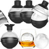 SearchFindOrder 4 pack Silicone Ice Ball Maker