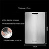 SearchFindOrder 46x30cm (Extra Large) 316 Stainless Steel Double-Sided Chopping Board