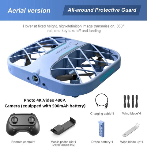 SearchFindOrder 4K 1Battery Blue Aero Cam Mini X8 Drone