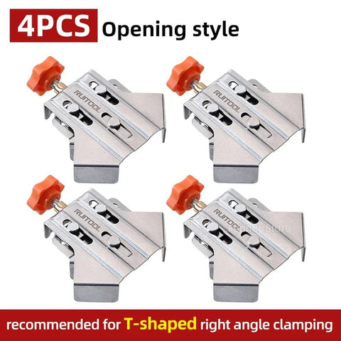 SearchFindOrder 4PCS Opening Style / CHINA Woodworking 90 Degree Corner Clamps