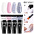 SearchFindOrder 55262-8 Blossom Gel French Elegance Nail Kit 15ml Quick Extension Gel Set Soak Off Formula for DIY Manicures and Nail Art Perfection