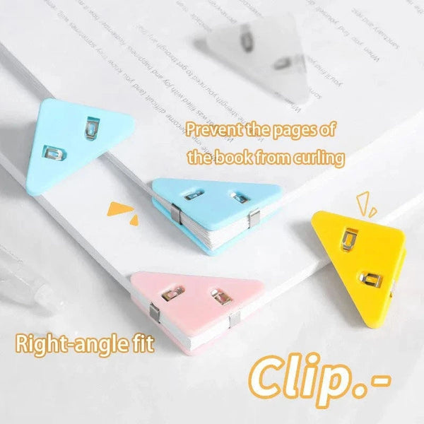 SearchFindOrder 5pcs-random colors Multi Color Triangular Corner Clip