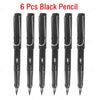 SearchFindOrder 6 black Magic Flow 6-Piece Infinite Inkless Fountain Pen Set for Art, Sketching, and Kids' Gifts
