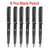 SearchFindOrder 6 black Magic Flow 6-Piece Infinite Inkless Fountain Pen Set for Art, Sketching, and Kids' Gifts