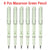 SearchFindOrder 6 macaroon green Magic Flow 6-Piece Infinite Inkless Fountain Pen Set for Art, Sketching, and Kids' Gifts