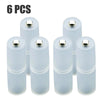 SearchFindOrder 6 PCS AAA To AA Battery Converter