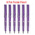 SearchFindOrder 6 purple Magic Flow 6-Piece Infinite Inkless Fountain Pen Set for Art, Sketching, and Kids' Gifts