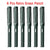 SearchFindOrder 6 retro green Magic Flow 6-Piece Infinite Inkless Fountain Pen Set for Art, Sketching, and Kids' Gifts