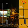 SearchFindOrder 8W / black Collapsible Tripod Camping Lantern