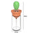 SearchFindOrder A-18x6.5cm Food-Grade BBQ Seasoning Oil Dispenser with Silicone Brush