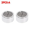 SearchFindOrder A-2PCS(4.2X2.2cm) Wall Mounted Bathroom Organizers Towel Holder