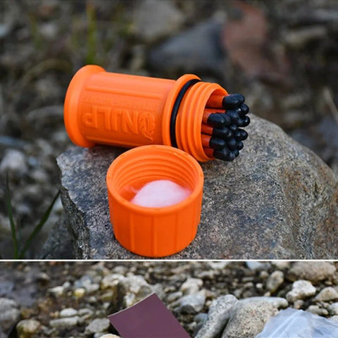 SearchFindOrder A Adventure-Ready Fire Starter Kit Stormproof, Windproof, and Waterproof Matches for Outdoor Survival