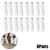 SearchFindOrder A White 8PCS Playful Magnetic Gaze Harmony Socks Black & White Edition