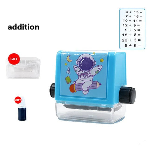 SearchFindOrder Addition 2-in-1, Multiplication, Addition, Subtraction and Division Smart Stamp Set for Kids