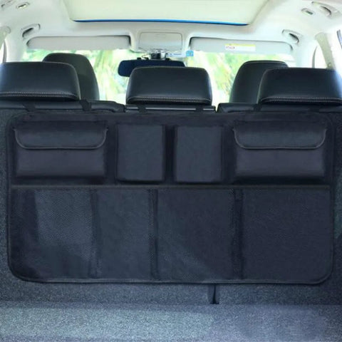 SearchFindOrder Adjustable Trunk Organizer with High Capacity Storage and Multi-Use Compartments
