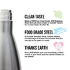 SearchFindOrder Aqua Pro 500 Premium Double-Wall Vacuum Insulated Stainless Steel Sports Bottle