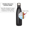 SearchFindOrder Aqua Pro 500 Premium Double-Wall Vacuum Insulated Stainless Steel Sports Bottle