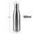 SearchFindOrder Aqua Pro 500 Premium Double-Wall Vacuum Insulated Stainless Steel Sports Bottle