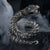 SearchFindOrder Artisan Crafted Men's Retro Dragon Charm Bracelet