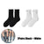 SearchFindOrder B 2PCS BlackWhite Playful Magnetic Gaze Harmony Socks Black & White Edition