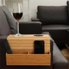 SearchFindOrder Bamboo Wood Foldable Sofa Armrest Tray