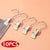 SearchFindOrder beige Stainless Steel 10 Pack Versatile Laundry Clips