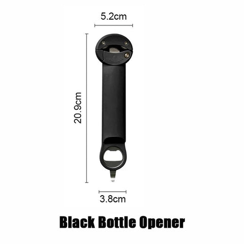 SearchFindOrder Black-Bottle-Opener Multi-Function Bottle Opener Stainless Steel Kitchen Companion
