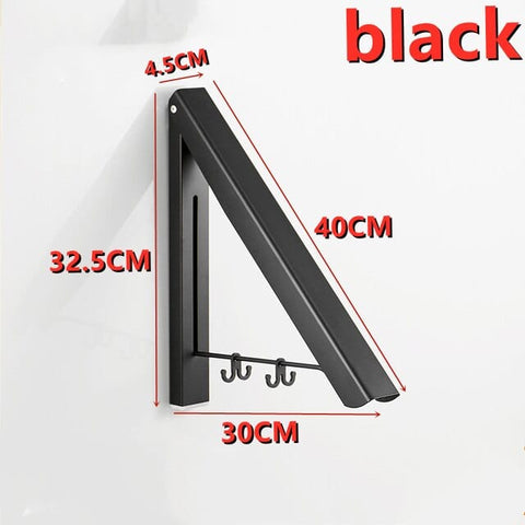 SearchFindOrder Black / China / 1 Aluminum Retractable Clothes Hanger