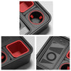 SearchFindOrder Black Creative Drink & Container Organizer for Couch, Car, Travel, and Table Use