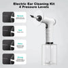 SearchFindOrder Black Electric Ear Wax Removal Kit with Soft Spray Safe and Effective Ear Cleaner with 4 Pressure Settings for Ear Wax Irrigation Tool
