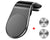 SearchFindOrder Black Fixed Holder Magnetic Clip Mount Car Phone Holder