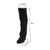 SearchFindOrder Black / One Size Fuzzy High Over Knee Socks