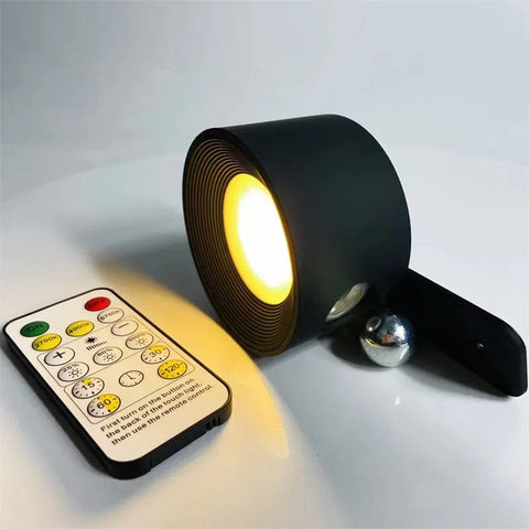 SearchFindOrder Black(RemoteControl) / 2700K-6500k | 0-5W 360° Smart Touch LED Wall Spotlight