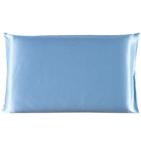 SearchFindOrder Blue / 1PCx51x66cm(20x26in) Silky Satin Standard Queen Pillowcase for Beautiful Hair and Skin