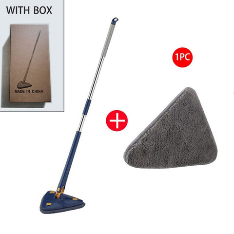 SearchFindOrder Blue-1x Mop Cloth 360° Rotatable Adjustable Mop
