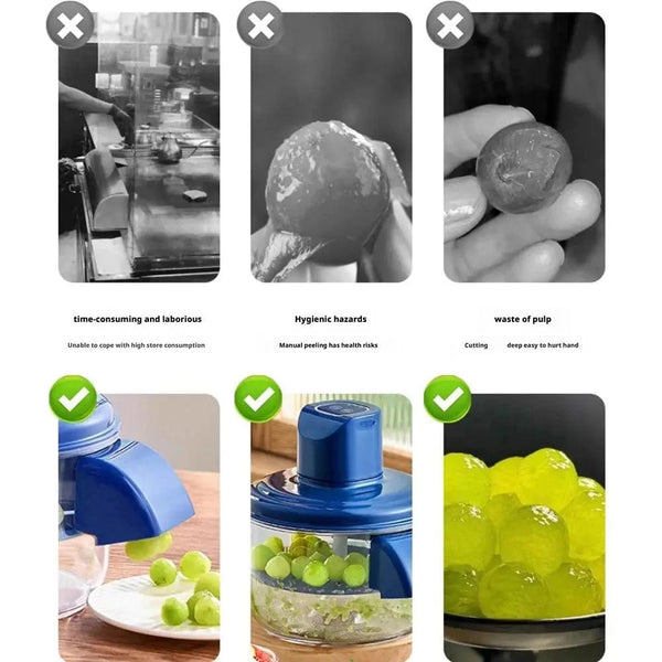 SearchFindOrder Blue Automatic Fruit Peeler