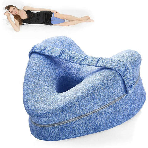 SearchFindOrder Blue Sleeping Orthopedic Body Memory Foam Leg Pillow