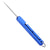 SearchFindOrder Blue Titan Pick Portable Titanium EDC Retractable Toothpick