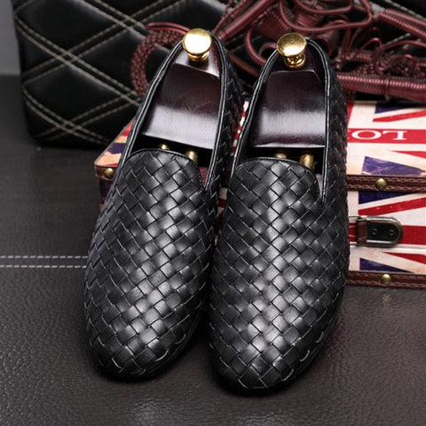 SearchFindOrder Breathable Knit Genuine Leather Doug Shoes