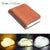 SearchFindOrder Brown-3 colors / S-10x8x2cm / China Enchant Fold 3D LED Rechargeable Book Lamp