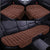 SearchFindOrder Brown 3pcs Cozy Guard Vehicle Comfort Covers