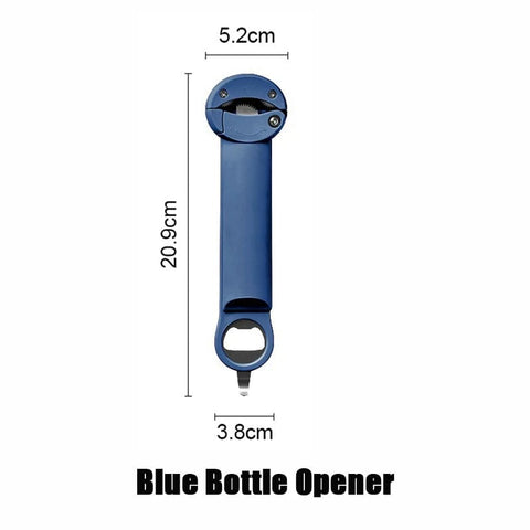 SearchFindOrder Bule-Bottle-Opener Multi-Function Bottle Opener Stainless Steel Kitchen Companion