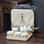 SearchFindOrder Charming Panda Tea Ensemble A Travel-Ready Ceramic Tea Set