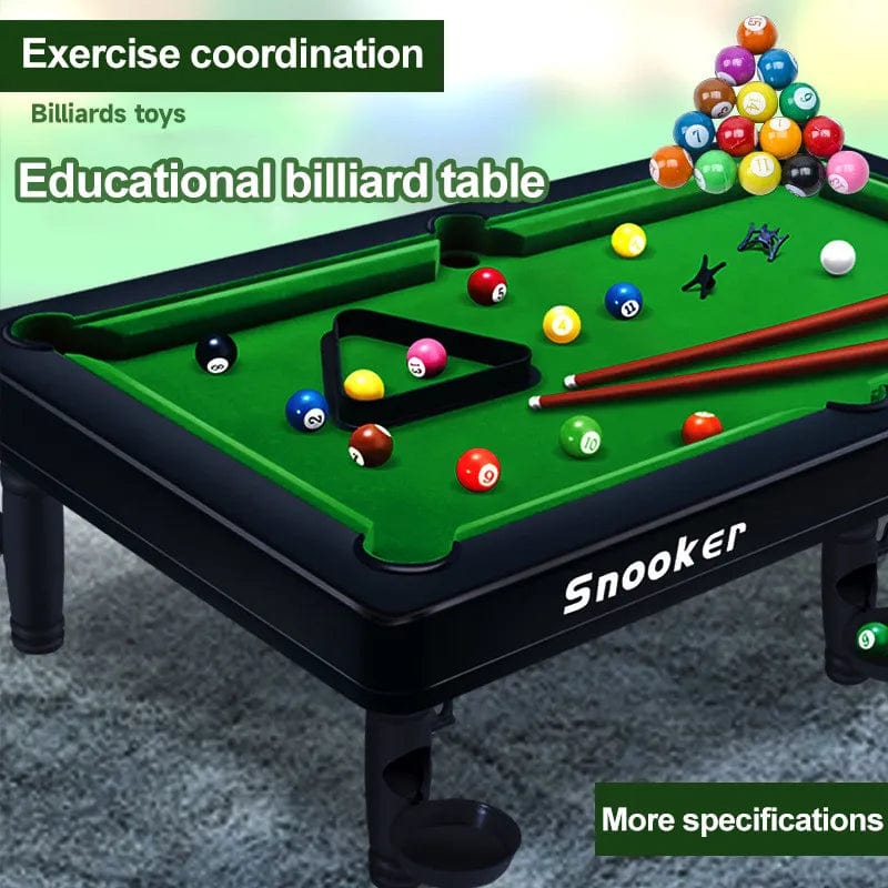 Mini Pool Table for Kids with 2 Pool Cues, Set of Billiard Balls and R ...