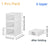 SearchFindOrder China / 3-layer 6-Tier Stackable Sneaker Storage: Transparent, Dustproof, Foldable Shoe Boxes