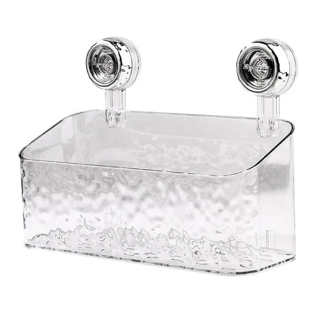 SearchFindOrder Clear Bathroom Strong Suction Cup Storage Rack