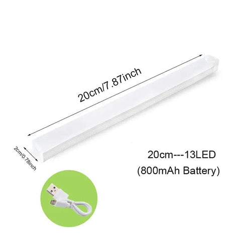 SearchFindOrder Cold White / 20cm Motion Guard Glow Smart LED Cabinet Light with Wireless Sensor - Illuminate Your Kitchen and Bedroom Cabinets Effortlessly