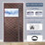 SearchFindOrder Coldproof Cotton Door Screen with a Transparent Window, Waterproof Magnetic Screen Door