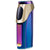 SearchFindOrder Colorful Ice Blue Flame Pro Touch Triple Torch Lighter USB Charge, Gas Mix & Electric Display